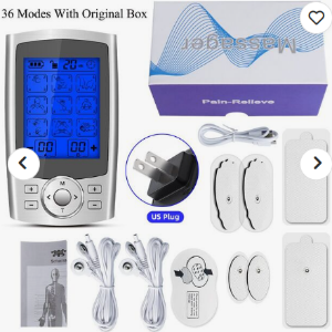 Title: ⭐ Dual-Channel Professional Digital TENS Unit & EMS Muscle Stimulator for Home Fitness & Recovery