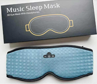 🌟 „Lumina 3D Bluetooth“ miego kaukė (Modelis 14-2) — 100 % šviesą blokuojanti HD stereo muzikos akių kaukė