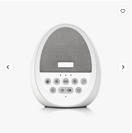 🌟 „Lumina Portable Wireless“ baltojo triukšmo aparatas — 29 HD raminantys garsai ir naktinė lemputė miego terapijai
