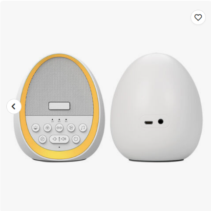 🌟 „Lumina Portable Wireless“ baltojo triukšmo aparatas — 29 HD raminantys garsai ir naktinė lemputė miego terapijai