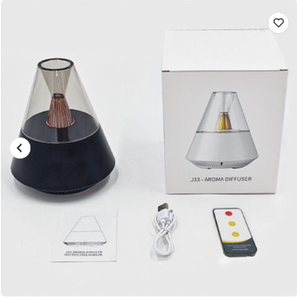 Pavadinimas: ⭐ Nešiojamas mini 150 ml USB aronų difuzorius ir eterinių aliejų oro drėkintuvas su liepsnos naktiniu apšvietimu ir nuotolinio valdymo pulteliu
