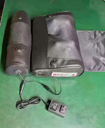 Lumina intelligent music sleep and massage pillow shown with its included power cable