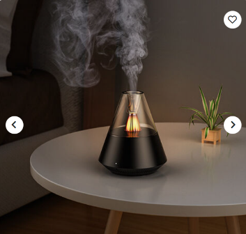 Pavadinimas: ⭐ Nešiojamas mini 150 ml USB aronų difuzorius ir eterinių aliejų oro drėkintuvas su liepsnos naktiniu apšvietimu ir nuotolinio valdymo pulteliu